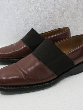 Avventura Elastic Leather Formal Dress Men's Footwear Shoes Moc Loafer Sz 10.5